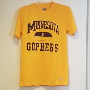 Russell Athletic University of Minnesota Athletic Shirt Gold Size Small